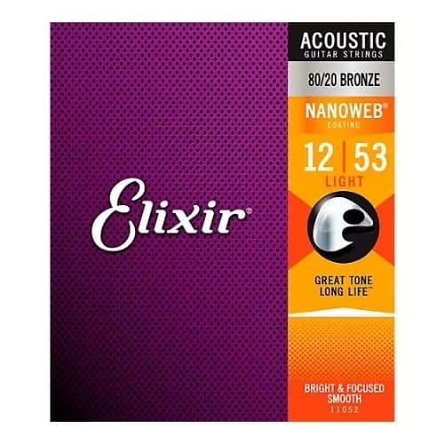 Elixir 80/20 bronze acoustic guitar strings